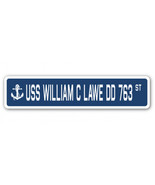 4 x 18 in. A-16 Street Sign - USS William C Lawe DD 763 - €21,03 EUR 4 x 18 in. A-16 Street Sign - USS William C Lawe DD 763 - €21,03 EUR
