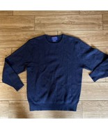 Pendleton Men's Long Sleeve Merino Wool Navy Blue Pullover Sweater Size Small - $45.00