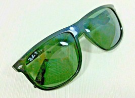 Ray-Ban RB4147 Black Plastic Frame Sunglasses Polarized Rounded Square Lenses - $193.00