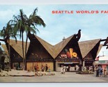 Hawaiano Pavilion Seattle Del Mondo Fata Washington Wa Unp Cromo Cartoli... - $5.08