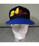 Vintage Chase Jeff Gordon Race Hat One Size Snapback Black Blue Competit... - $54.69 CAD