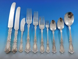 Berain by Wallace Sterling Silver Flatware Service 12 Set 125 pcs Dinner - £9,375.54 GBP