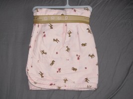 Old Navy Pink Deer Mushroom Flannel Baby Blanket Security Swaddle Lovey 2007 NEW - £47.31 GBP
