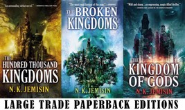 N K Jemisin Inheritance Trilogy Fantasy Series Large Trade Paperback Books 1-3 - £34.66 GBP