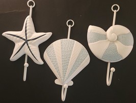 Seaside Beach Seashell Wall Hanger Hooks 1/Pk SB24i, Select: Hook - £2.77 GBP