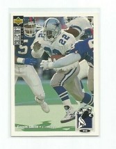 Emmitt Smith (Dallas Cowboys) 1994 Upper Deck Collector&#39;s Choice Card #215 - £2.36 GBP