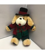 Vintage Main Joy Limited Musical Christmas Dog Caroler Plush Stuffed Ani... - £80.31 GBP