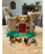 RARE 1998 Fisher Price Great Adventures Magic Lion Castle Knight furnitu... - $98.01