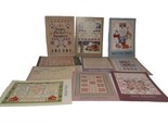 11 Simply Perfect Samplers  Cards Cross Stitch Chart Patterns. 1990 Mere... - £3.81 GBP
