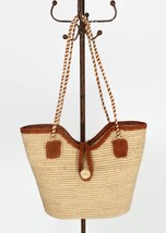 Shoulder raffia bag ,Handbag , Raffia purse , Handcraft Women Bag , Raph... - £62.72 GBP