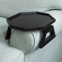 Wide Couch Arm Tray Table, Portable Table, Tv Table, And Side Tables For... - $41.98