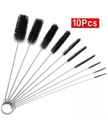 10Pcs/Set Cleaner Bottle Tube Pipe Small Long Cleaning Brushes Nylon Str... - $13.56 CAD