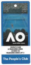AUSTRALIAN OPEN 2019 Tennis Tournament Lenticular 3D People&#39;s Club Ticke... - $39.59
