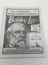 The Canadian Wargamers Journal Bobby Lee Winter 1994 Vol 8 No 2 Issue 38 - £15.37 GBP