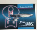 Star Trek Next Generation Trading Card 1992 #44 Enterprise History - £1.54 GBP