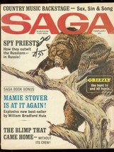 Saga Feb 1964-WILD Grizzly CVR-SPY PRIESTS-BLIMPS-BARYE Vg - £31.96 GBP