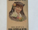 Besse Bryant &amp; Company Victorian Trade Card Worchester Massachusetts VTC 3 - $5.93