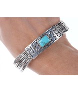 Heavy Retro Byzantine sterling multi-strand bracelet f - £151.85 GBP