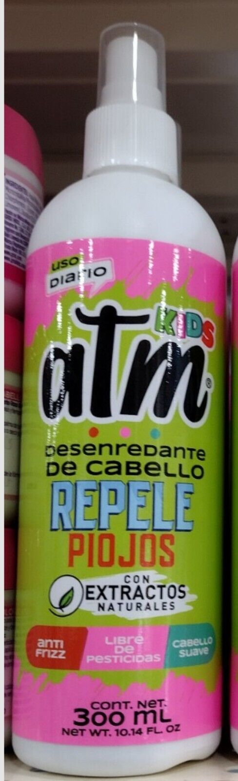 ATM REPELE PIOJOS Y DESENREDANTE / HAIR DETANGLER - 300ml - FREE SHIPPING - $14.50