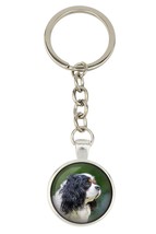 Cavalier King Charles Spaniel. Keyring, keychain for dog lovers. Photo jewellery - £12.98 GBP