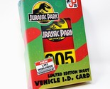 Jurassic Park 30th Anniversary Limited Edition Ingot Vehicle I.D Card Fa... - $36.99
