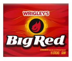 Wrigley&#39;s WMW21737 Big Red Cinnamon Chewing Gum, 1 Single Pack - £7.93 GBP