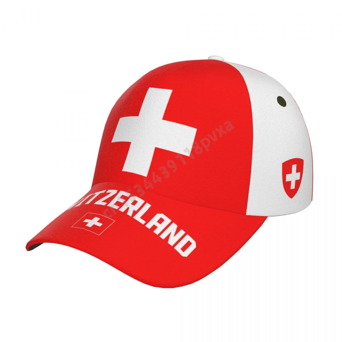 Unisex Switzerland Flag Cool Swiss Adult Baseball Cap Patriotic Hat for Baseball - £24.46 GBP