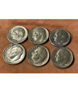 1980 to1985  Roosevelt Dimes  Coins US - $13.57