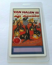 Van Halen III Backstage Pass Original All Access Circus Seals Artwork 1998 Eddie - £14.36 GBP