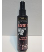 New Loreal Paris Advanced Hairstyle Blow Dry It Quick Dry Primer Spray 4... - $40.00