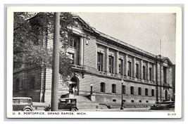 Post Office Building Grand Rapids Michigan MI UNP B&amp;W Clear View WB Postcard E19 - £2.92 GBP