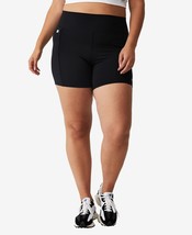 MSRP $40 Trendy Plus Size Active Ultimate Booty Bike Shorts Black Size - $12.04