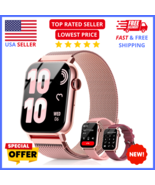 Women&#39;s Fitness Smartwatch 1.83&quot; HD: Calls, HR/Sleep, 120+ Sports, iOS/A... - $29.99