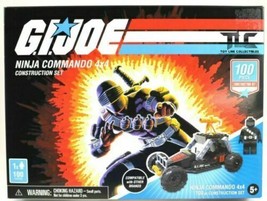 G.I.Joe * Snake Eyes * Ninja Commando 4x4 Construction Set 100pc. * Hasbro * New - $8.65