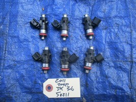 2012 Jeep Wrangler JK 3.6 fuel injectors set OEM 0280158233 Dodge 05184035AD V6 - £78.65 GBP