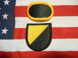 Us Army Ranger Training Brigade Airborne Beret Flash An Oval - £5.40 GBP