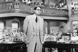 To Kill A Mockingbird Gregory Peck iconic in court room 18x24 Poster - $23.99