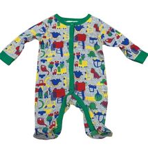 Lily &amp; Jack Baby Romper 0-3 Months Gray Dinosaurs &amp; Trucks Print - €12,34 EUR