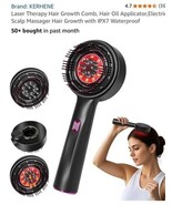 Laser Therapy Hair Growth Comb Hair Oil ApplicatorElectric Scalp Massage... - €38,26 EUR Laser Therapy Hair Growth Comb Hair Oil ApplicatorElectric Scalp Massage... - €38,26 EUR