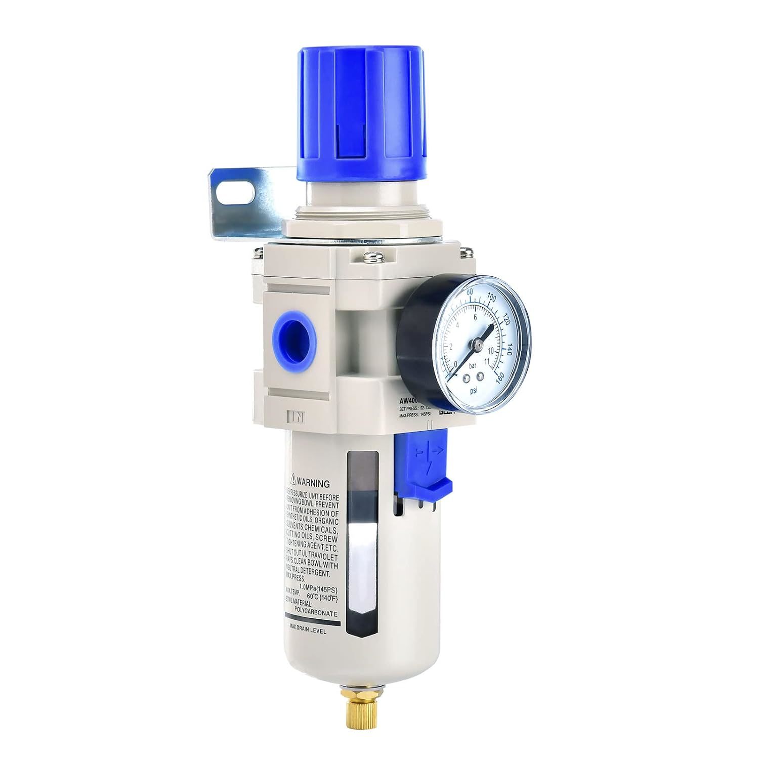 Blch 1/2&quot; Npt Air Compressor Filter, Air Pressure Regulator Filter, 160 ... - $40.94