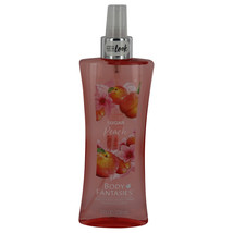 Body Fantasies Signature Sugar Peach by Parfums De Coeur Body Spray 8 oz - £14.82 GBP