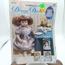 Vintage Doll Craft Patterns, Decorating Pre Made Dressy Dresses 4, BKW18... - $8.80