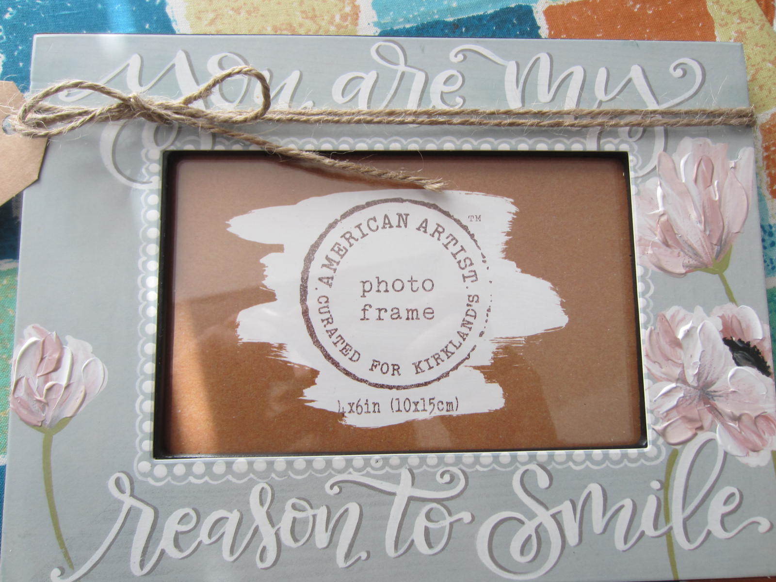You Are My Reason to Smile 4x6 Photo Frame--New - $5.00