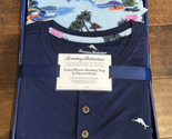 Tommy Bahama Mens 2 Piece pajama Set Sz XL Logo Nwt Tropical Pants Gift ... - £39.64 GBP