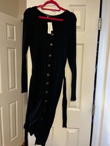 CurvySense black buttondown dress size 1x - NWT - £18.41 GBP