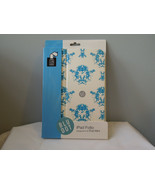 iPad Mini Case iPad Folio by Blu Dot blue moose fractal - $13.85