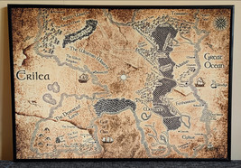 High quality Erilea map from the Thorne of Glass series written by Sarah J. Maas - £34.05 GBP+