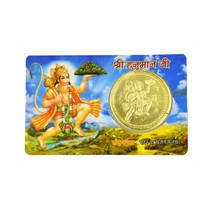 Shri Bajrangbali ji Hanuman Yantra Card to Keep in Wallet for Protection - £6.22 GBP