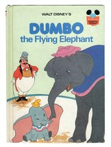 VINTAGE 1978 Disney Dumbo the Flying Elephant Hardcover Book  - £11.62 GBP