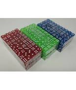 Pack of 200 Dice standard 16mm size (3 translucent colors available) - £21.23 GBP